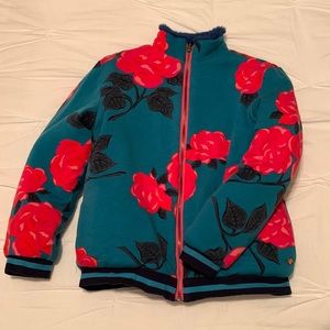 Matilda Jane girls fuzzy reversible jacket, like new, size 10